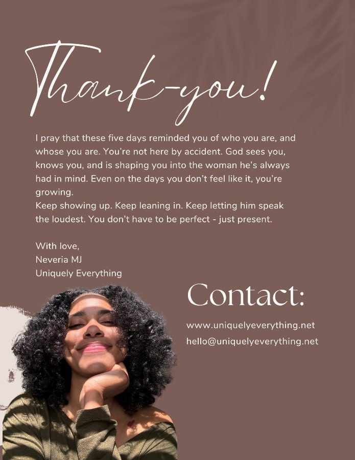 unique identity thank you cover